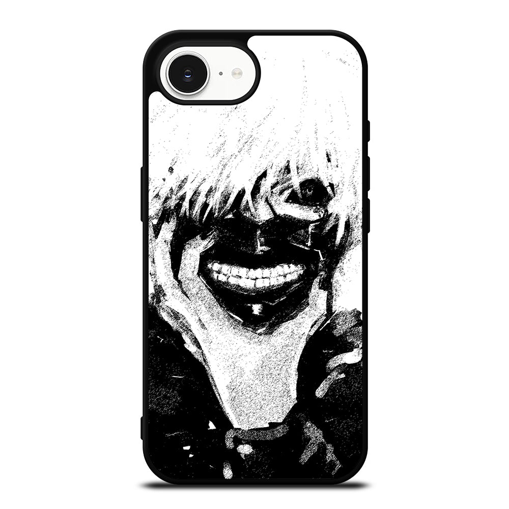 Tokyo Ghoul Kaneki Ken iPhone 16e case black TPU silicone rubber protective cover by Casedear