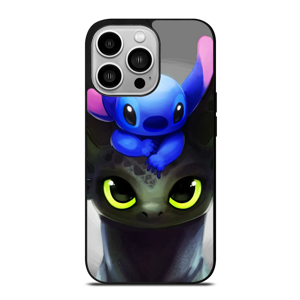 Toothless And Stitch Paint iPhone 14 Pro Case