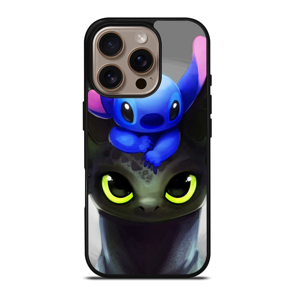 Toothless And Stitch Paint iPhone 16 Pro Case