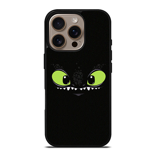 Toothless Dragon Dark Smile iPhone 16 Pro Case