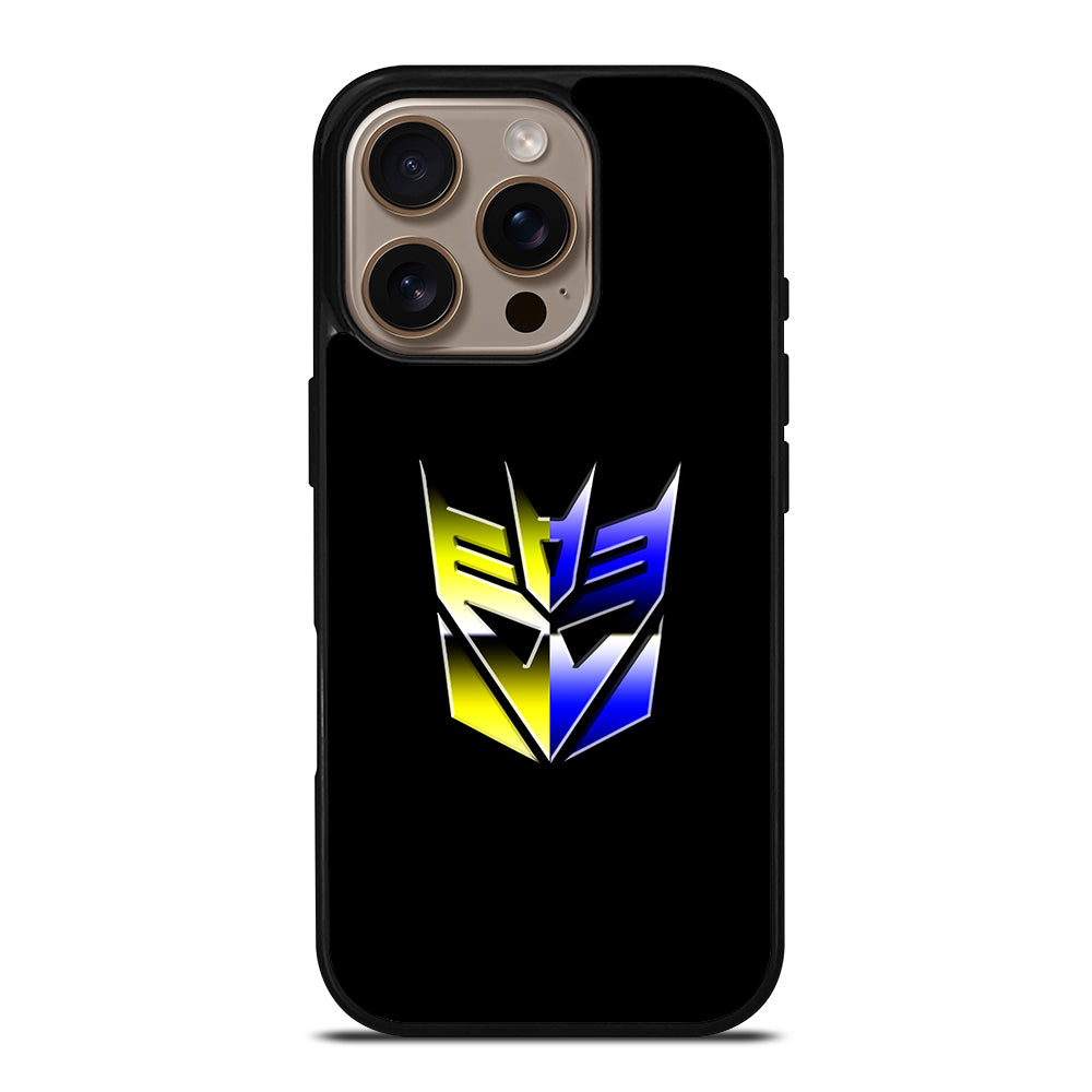 Transformers Decepticons Rainbow Logo iPhone 16 Pro Case