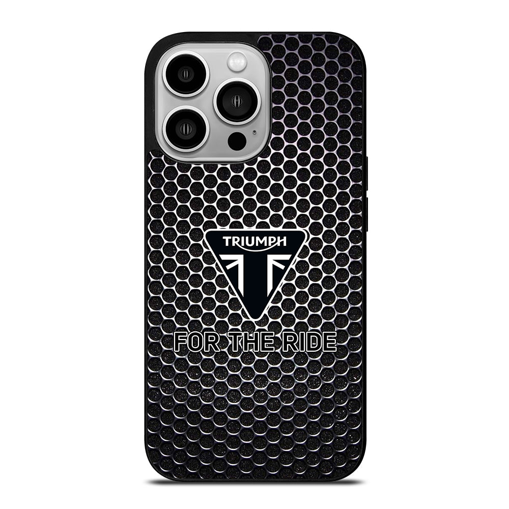 Triumph For The Ride Logo iPhone 14 Pro Case
