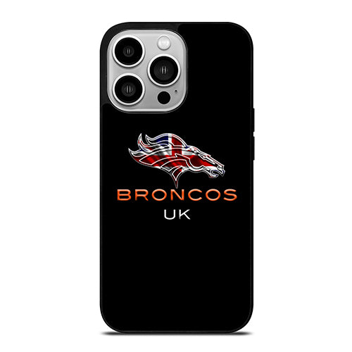 UK Denver Broncos iPhone 14 Pro Case