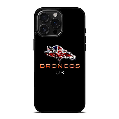 UK Denver Broncos iPhone 16 Pro Max Case