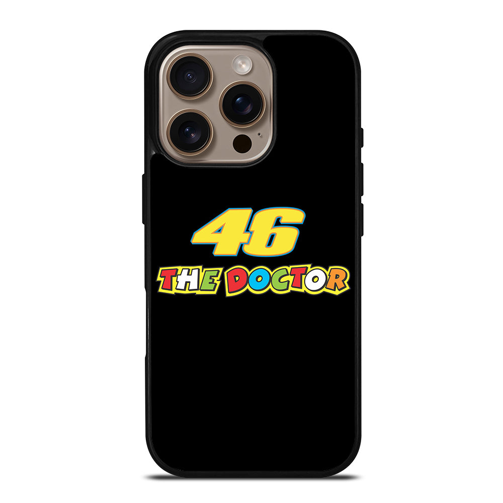 VR46 THE DOCTOR BLACK iPhone 16 Pro Case