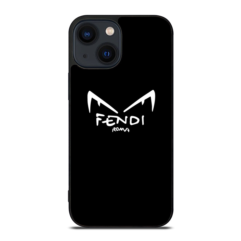WHITE FENDI ROMA EYES iPhone 14 Plus Case