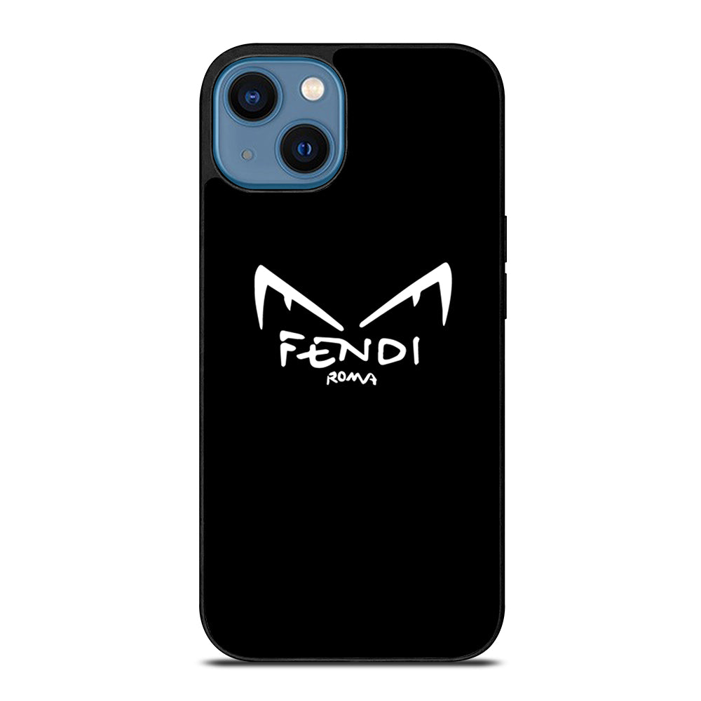 WHITE FENDI ROMA EYES iPhone 14 Case