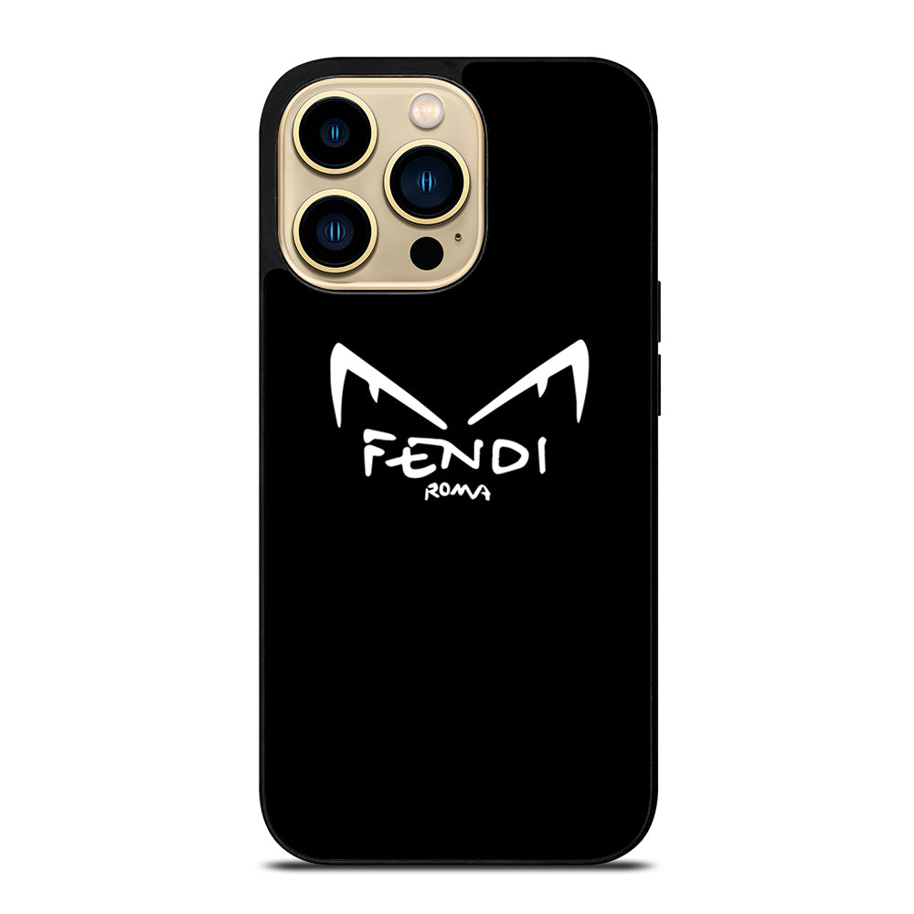 WHITE FENDI ROMA EYES iPhone 14 Pro Max Case