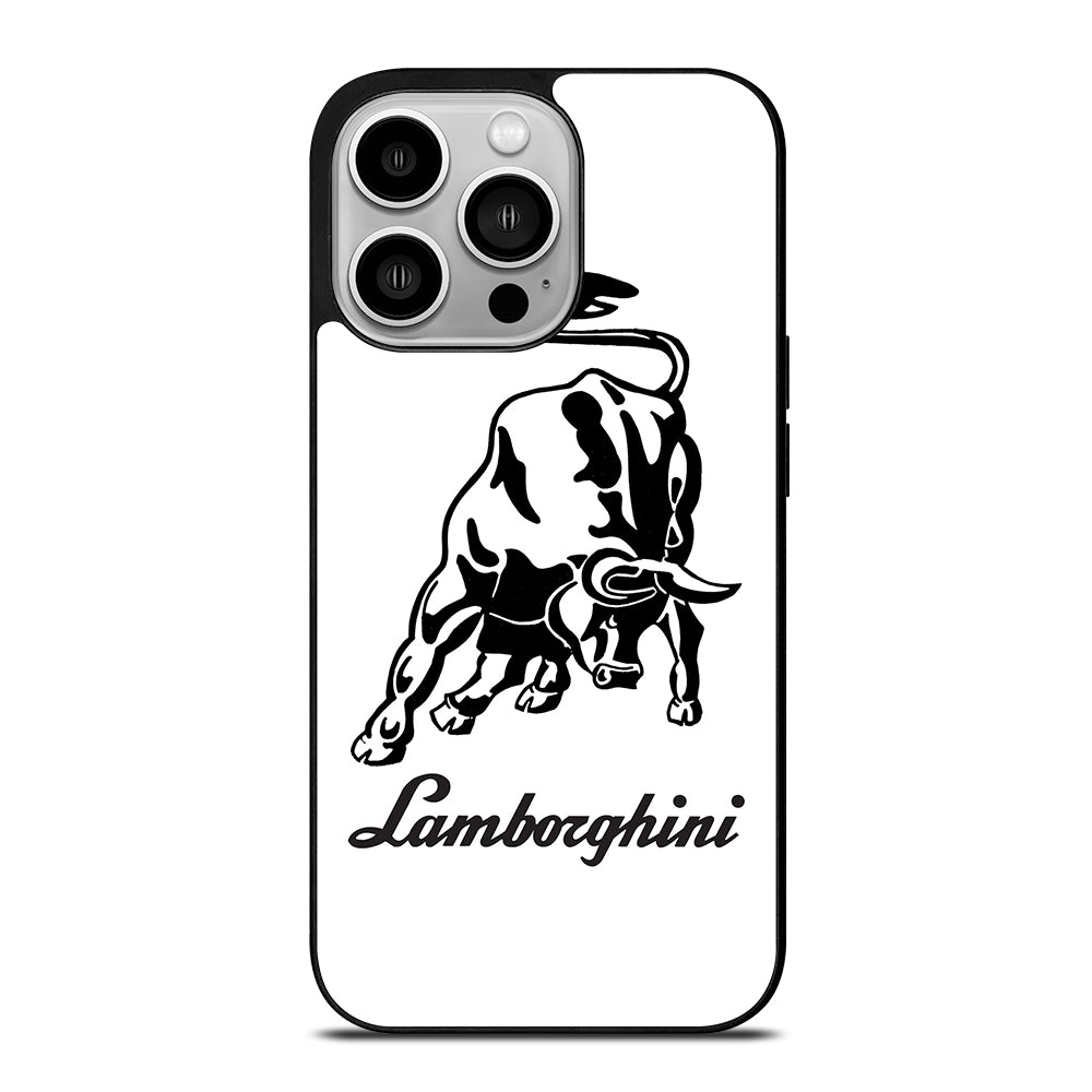 WHITE LAMBORGHINI iPhone 14 Pro Case
