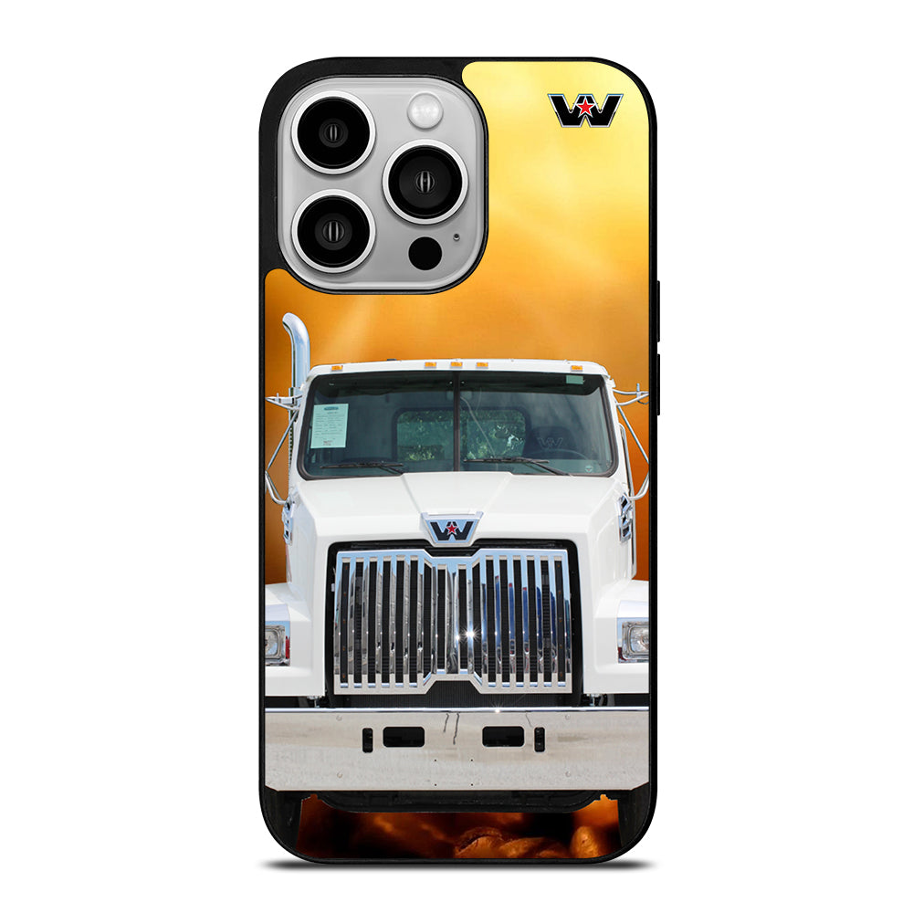 White Western Star Truck iPhone 14 Pro Case