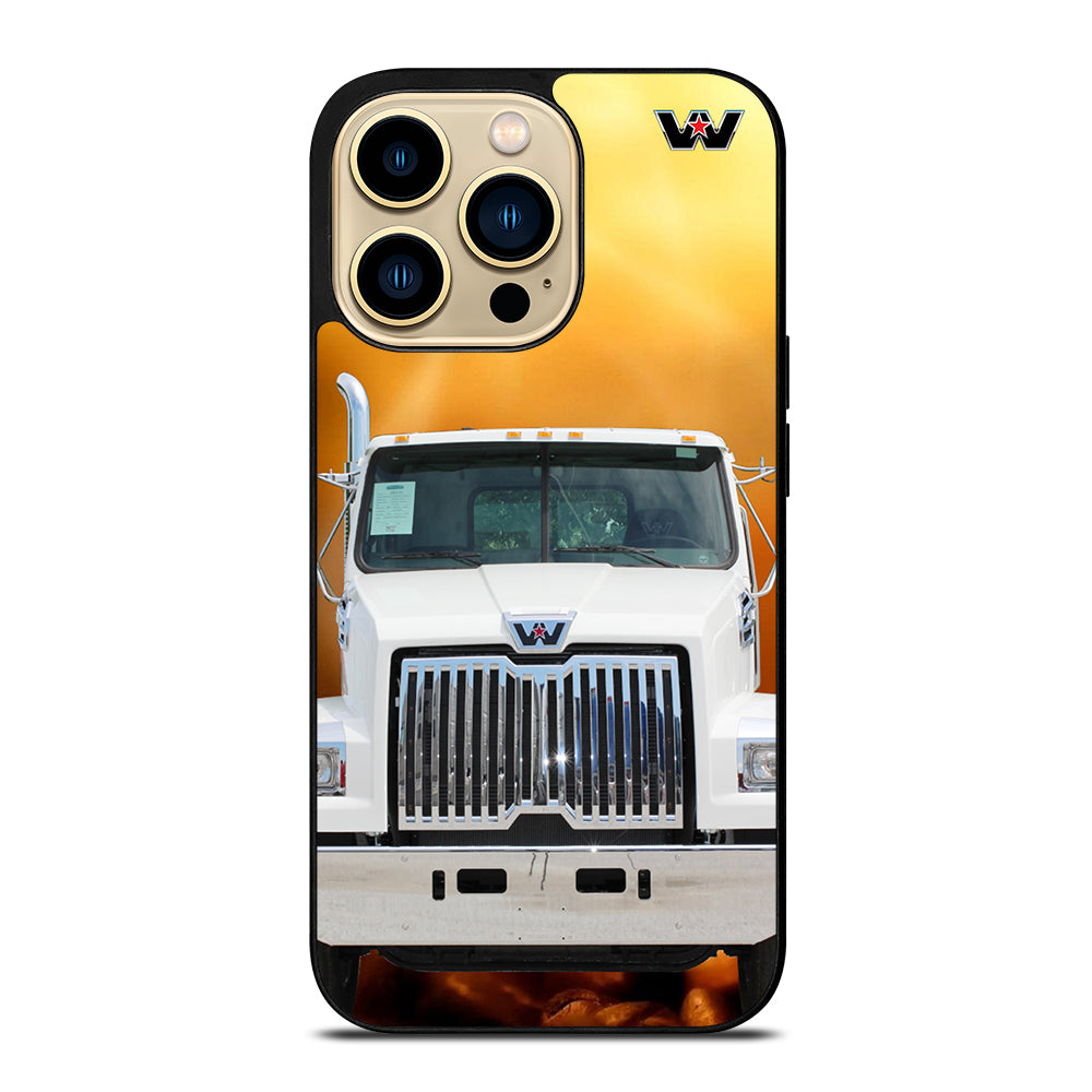 White Western Star Truck iPhone 14 Pro Max Case