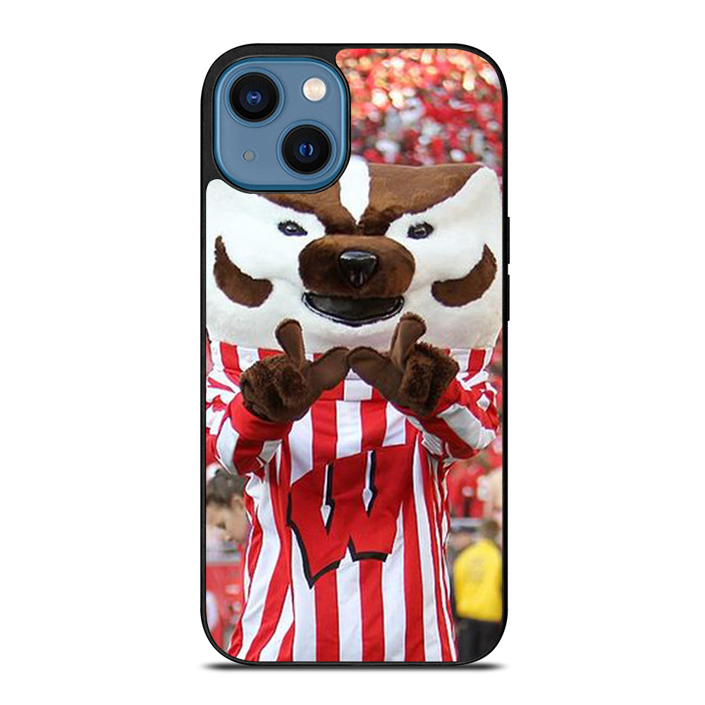 Wisconsin Mascot Image iPhone 14 Case