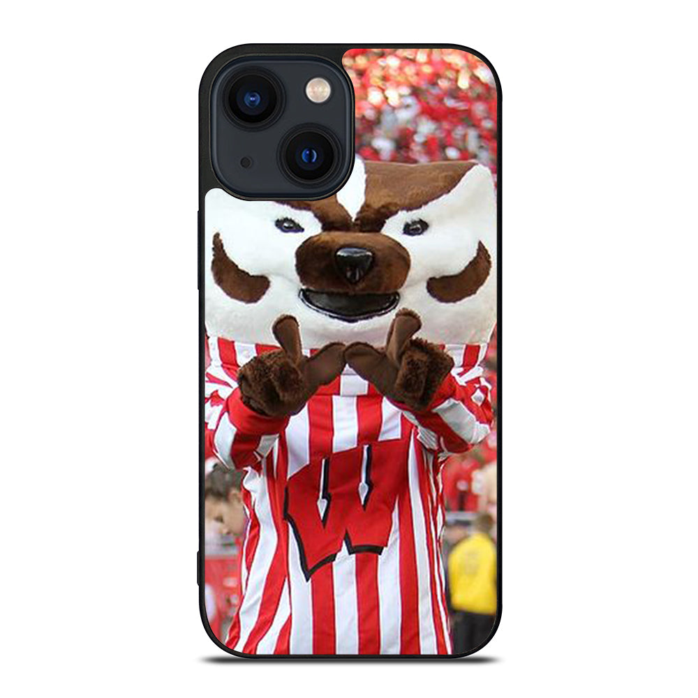 Wisconsin Mascot Image iPhone 14 Plus Case
