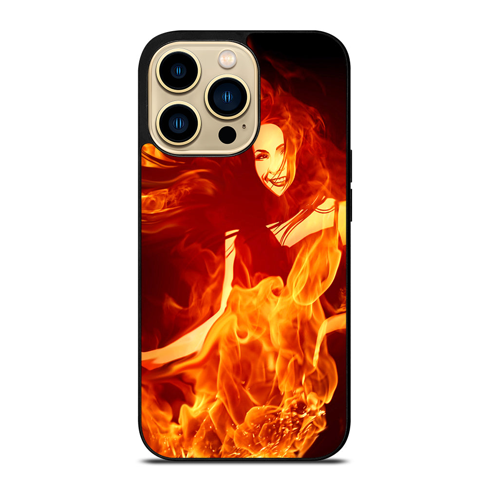Woman In Fire iPhone 14 Pro Max Case