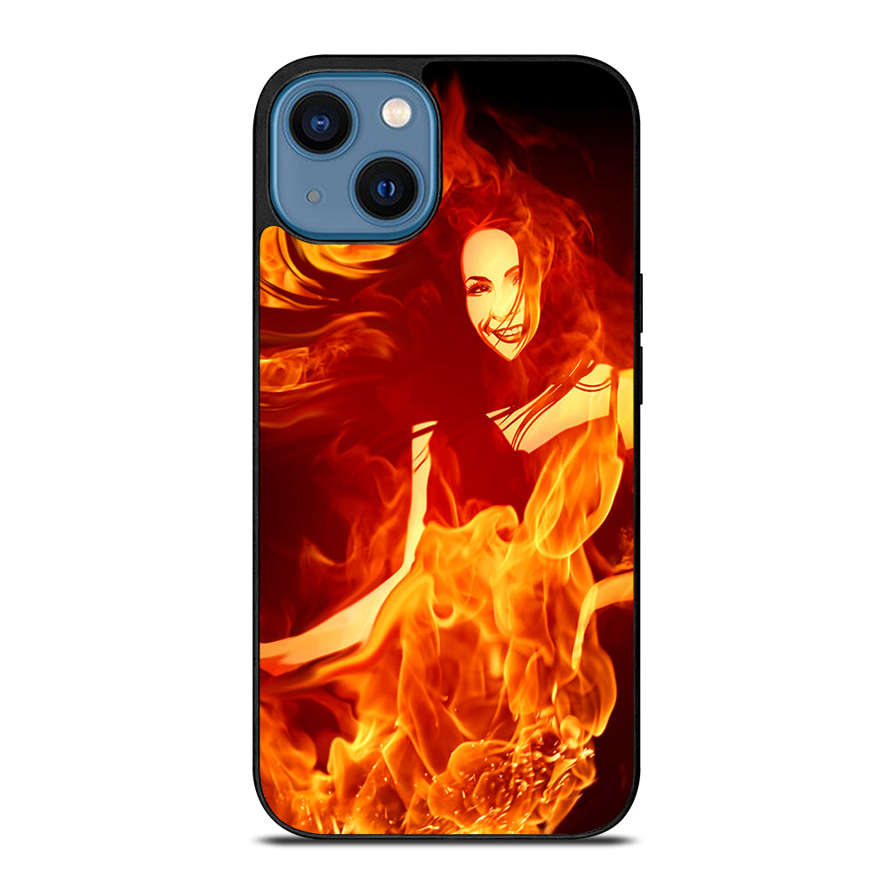 Woman In Fire iPhone 14 Case