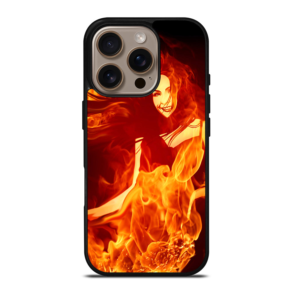 Woman In Fire iPhone 16 Pro Case