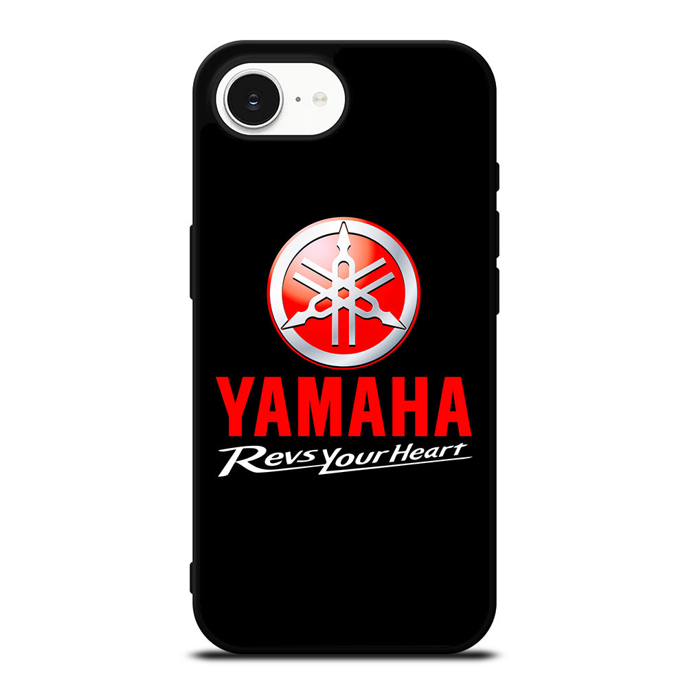 YAMAHA MOTOR GREAT LOGO iPhone 16e case black TPU silicone rubber protective cover by Casedear