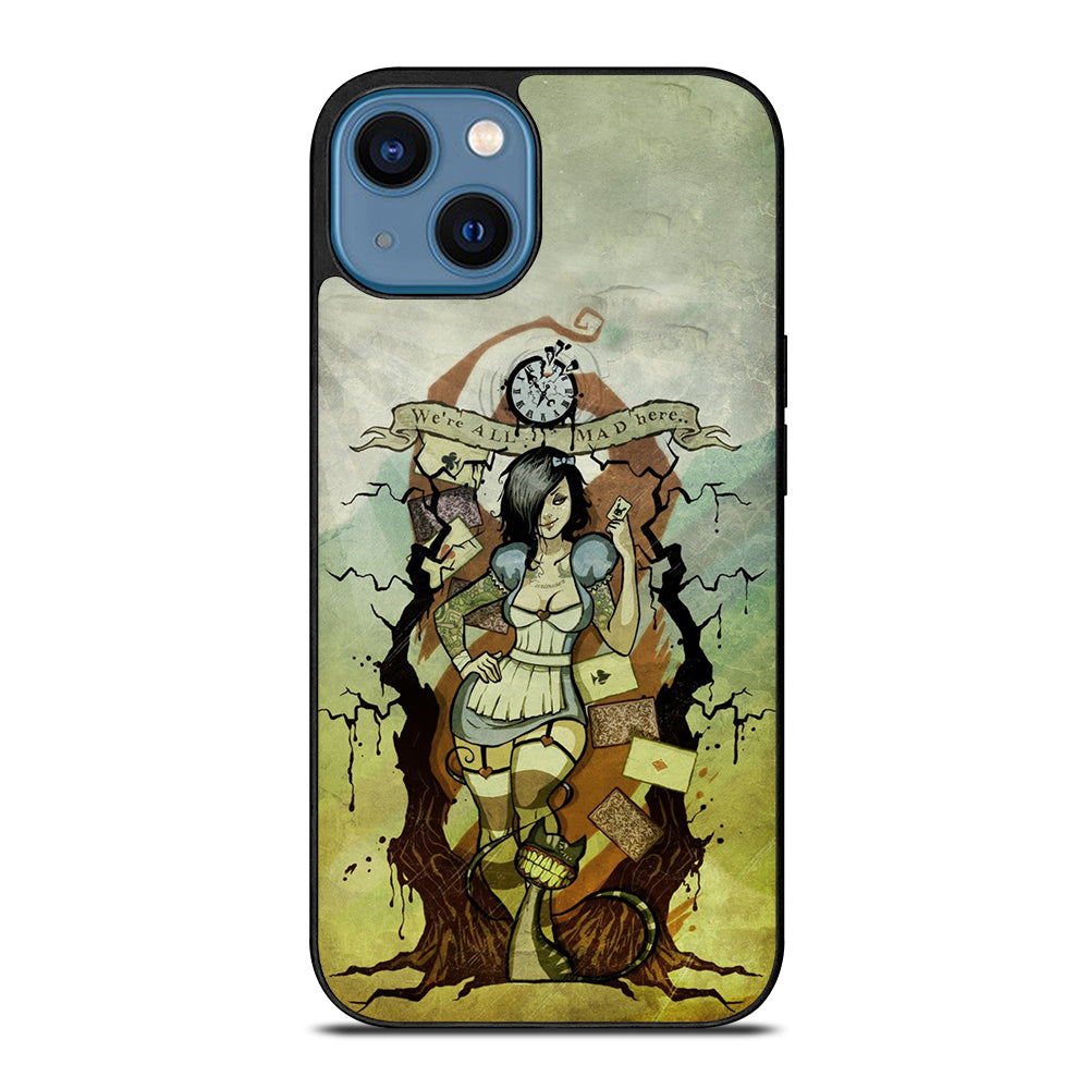 Zombie Alice In Wonderland iPhone 14 Case