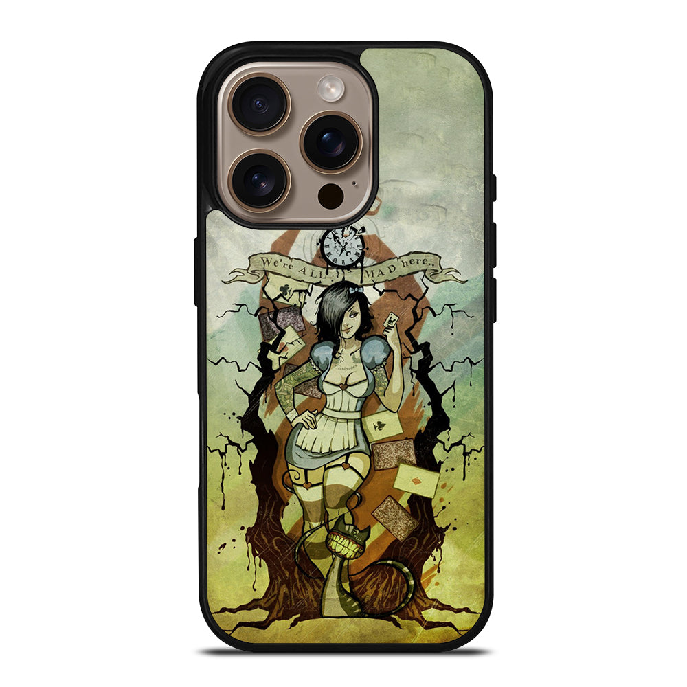 Zombie Alice In Wonderland iPhone 16 Pro Case
