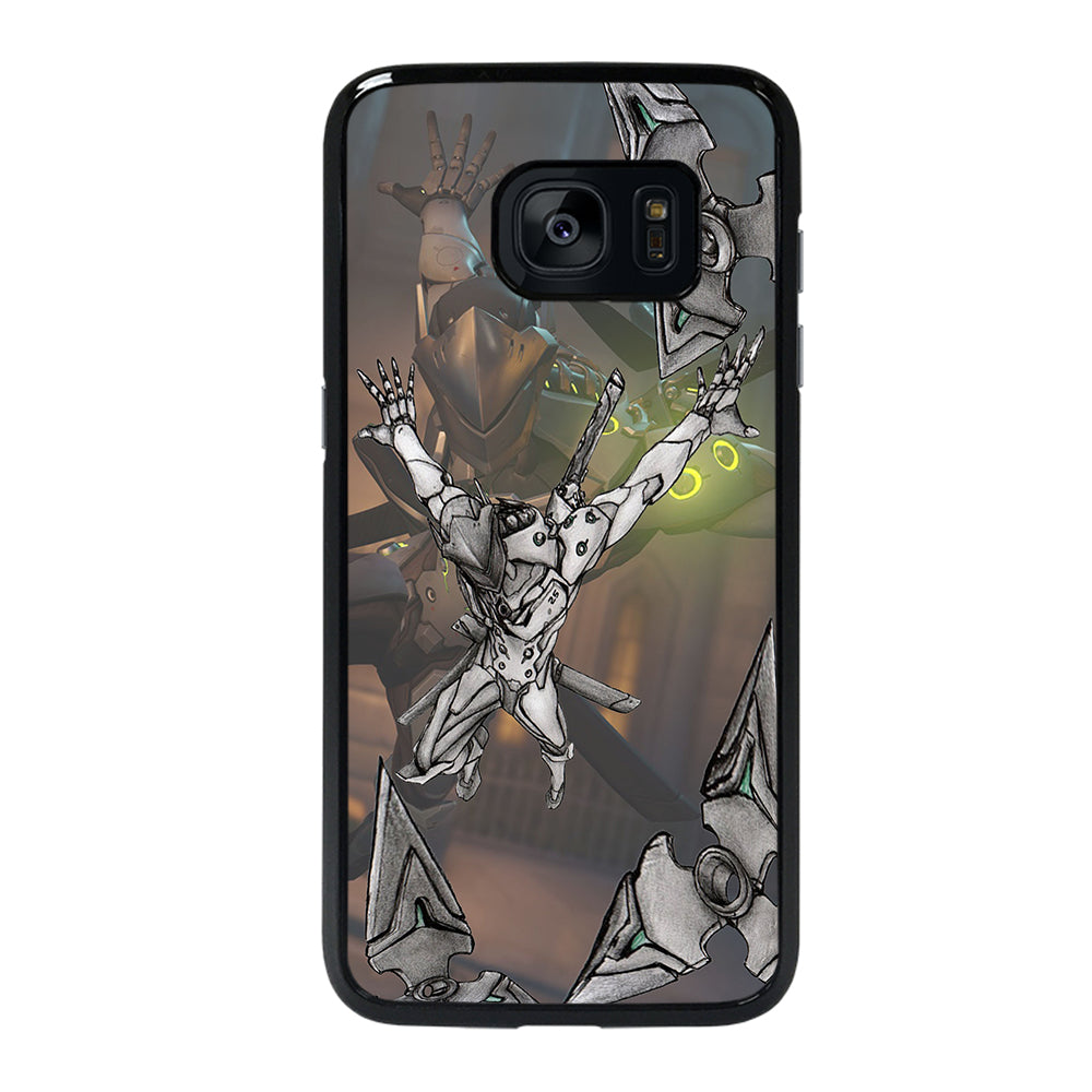 ABSTRACT OVERWATCH GENJI Samsung Galaxy S7 Edge Case