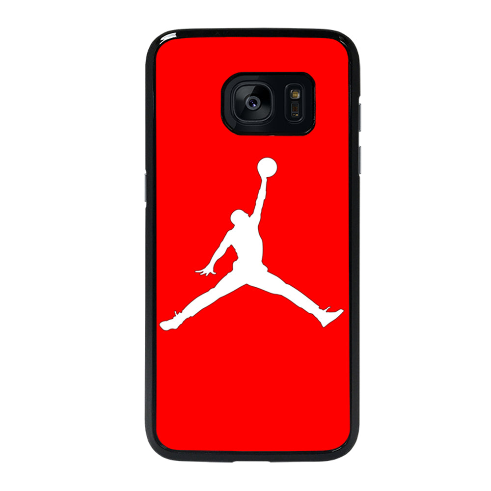 AIR JORDAN IN RED Samsung Galaxy S7 Edge Case