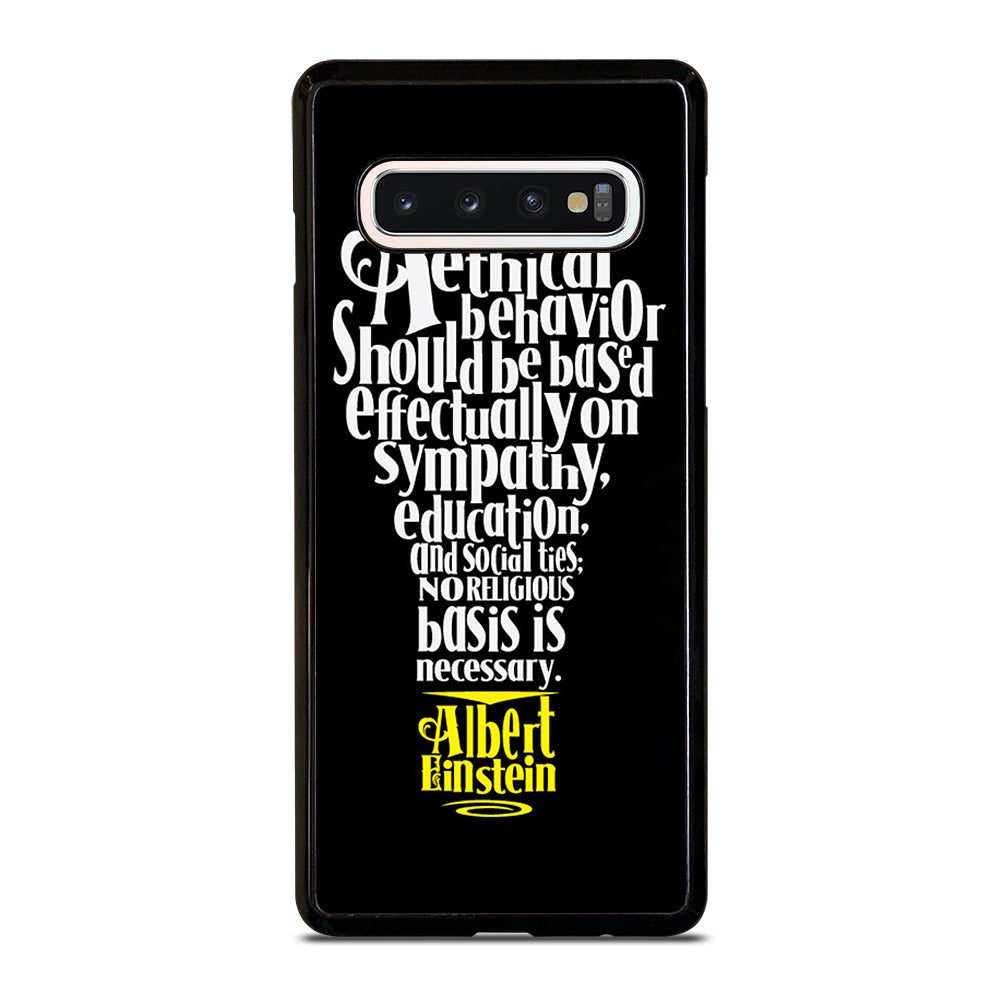 ALBERT EINSTEIN 'S THINKING Samsung Galaxy S10 Case