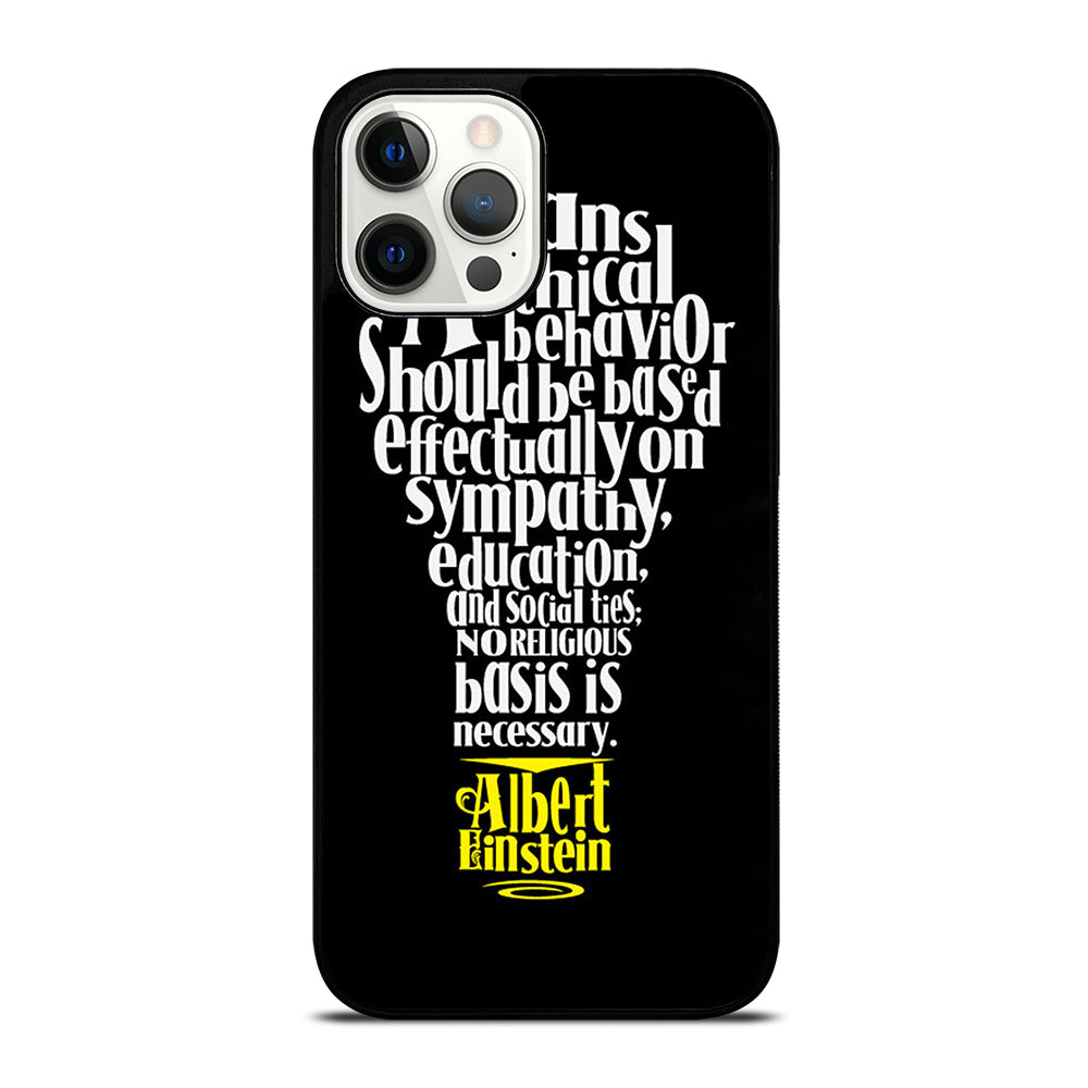 ALBERT EINSTEIN 'S THINKING iPhone 12 Pro Max Case