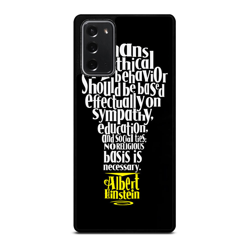 ALBERT EINSTEIN 'S THINKING Samsung Galaxy Note 20 Case