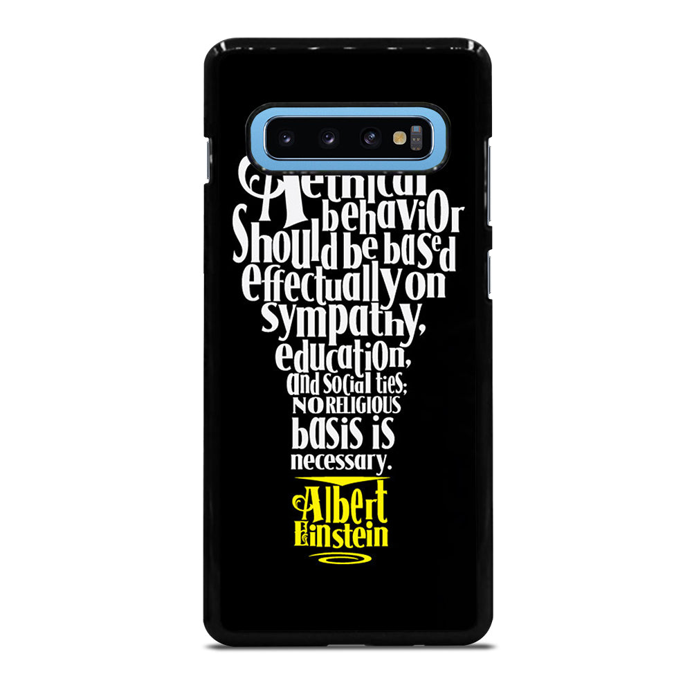 ALBERT EINSTEIN 'S THINKING Samsung Galaxy S10 Plus Case