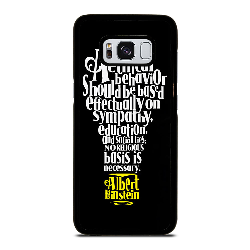 ALBERT EINSTEIN 'S THINKING Samsung Galaxy S8 Case