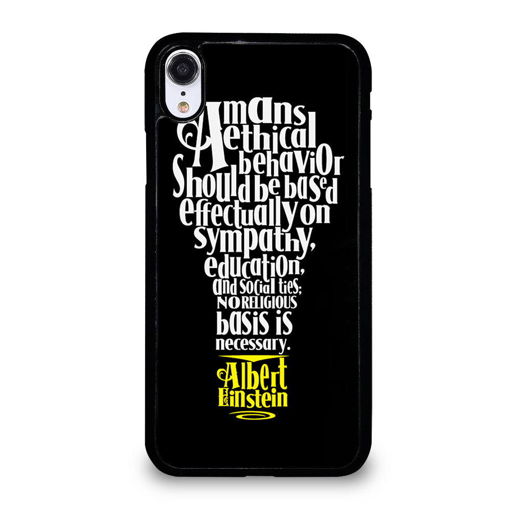 ALBERT EINSTEIN 'S THINKING iPhone XR Case