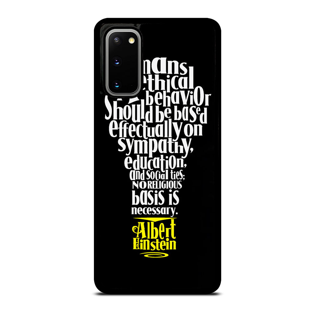 ALBERT EINSTEIN 'S THINKING Samsung Galaxy S20 / S20 5G Case