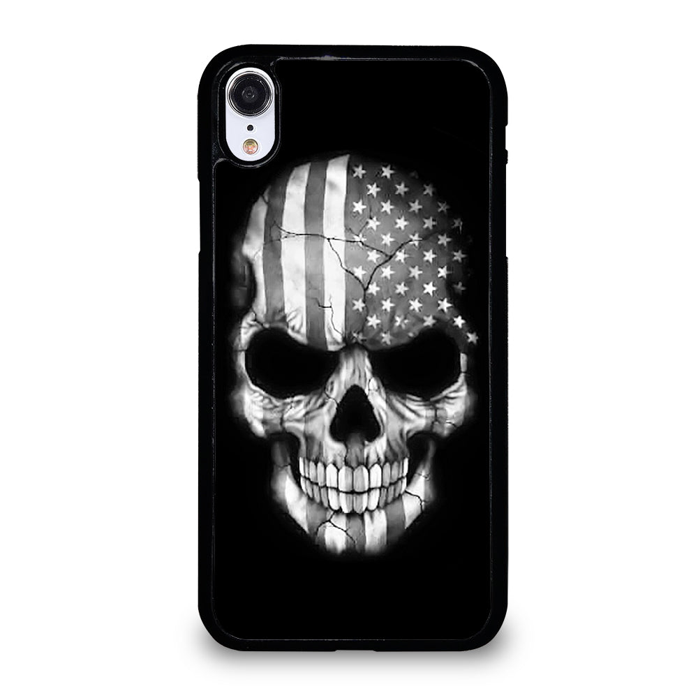 AMERICAN FLAG PUNISHER SKUL iPhone XR Case