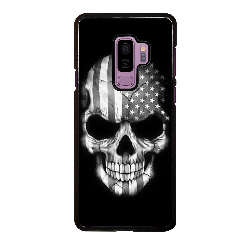 AMERICAN FLAG PUNISHER SKUL Samsung Galaxy S9 Plus Case