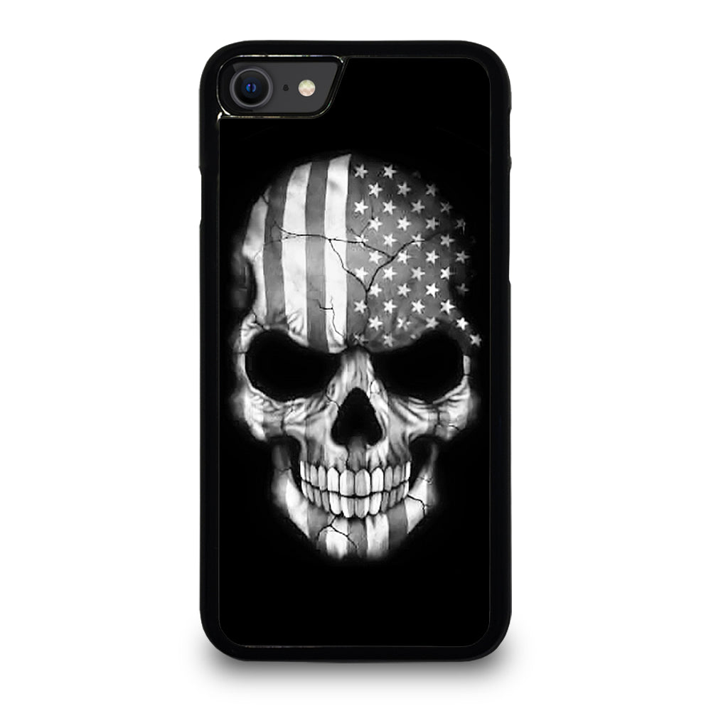 AMERICAN FLAG PUNISHER SKUL iPhone SE 2020 Case