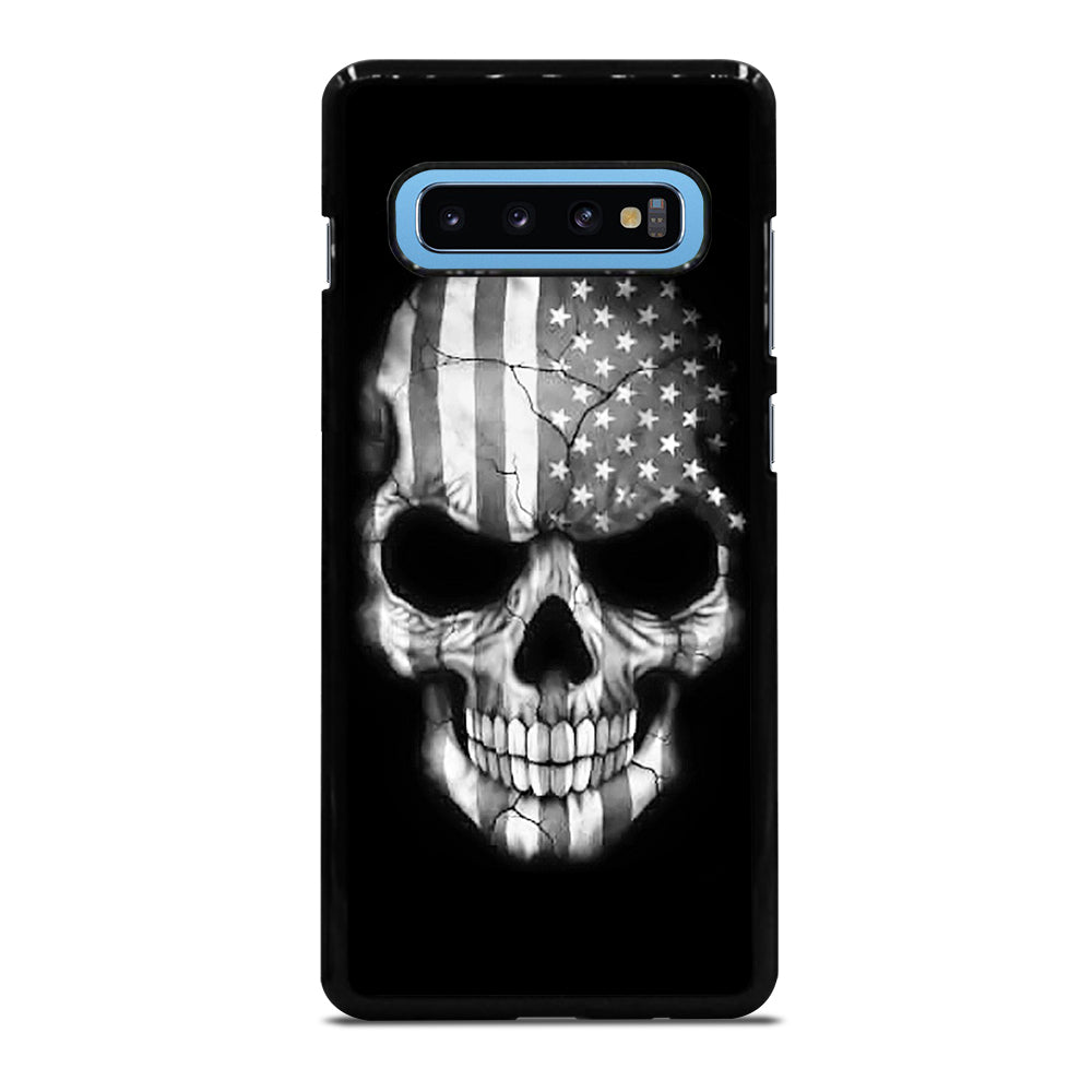 AMERICAN FLAG PUNISHER SKUL Samsung Galaxy S10 Plus Case