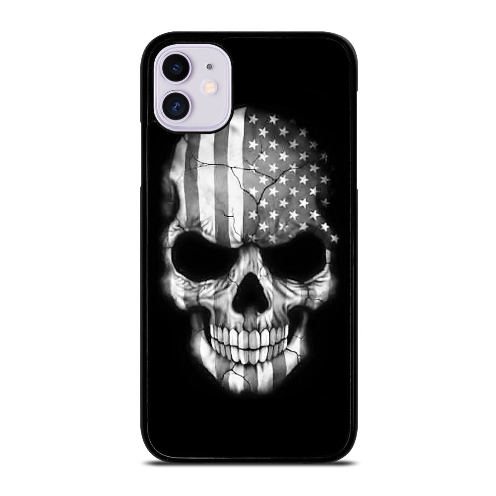 AMERICAN FLAG PUNISHER SKUL iPhone 11 Case
