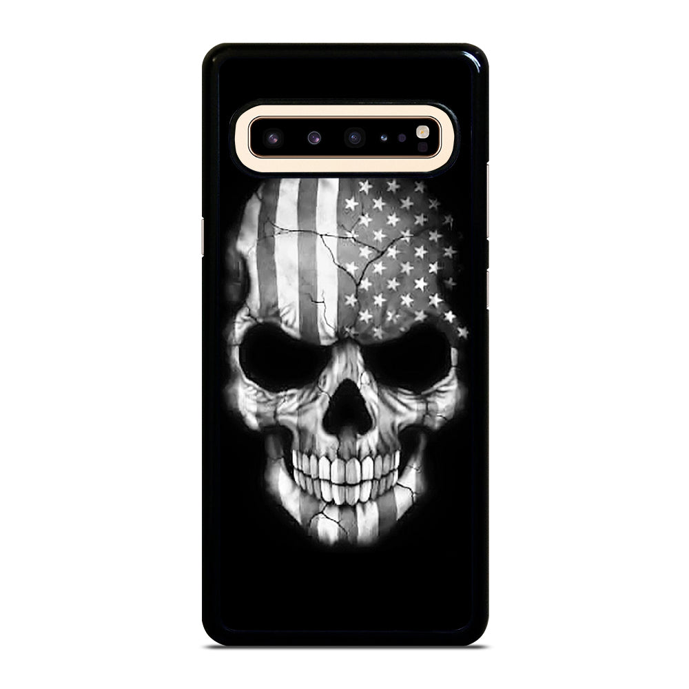 AMERICAN FLAG PUNISHER SKUL Samsung Galaxy S10 5G Case