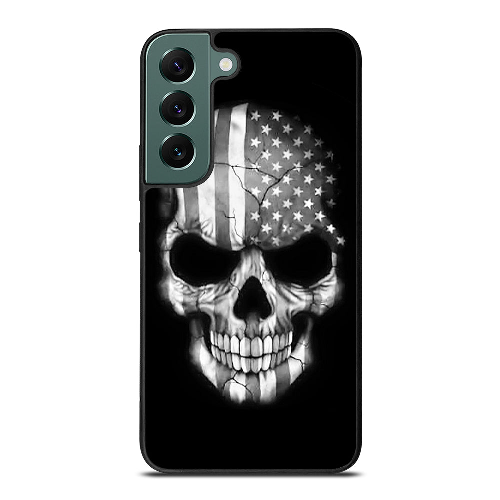 AMERICAN FLAG PUNISHER SKUL Samsung Galaxy S22 5G Case