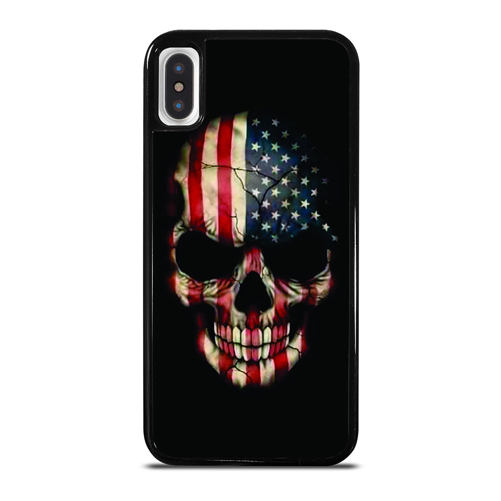 AMERICAN FLAG SKUL iPhone X / XS Case