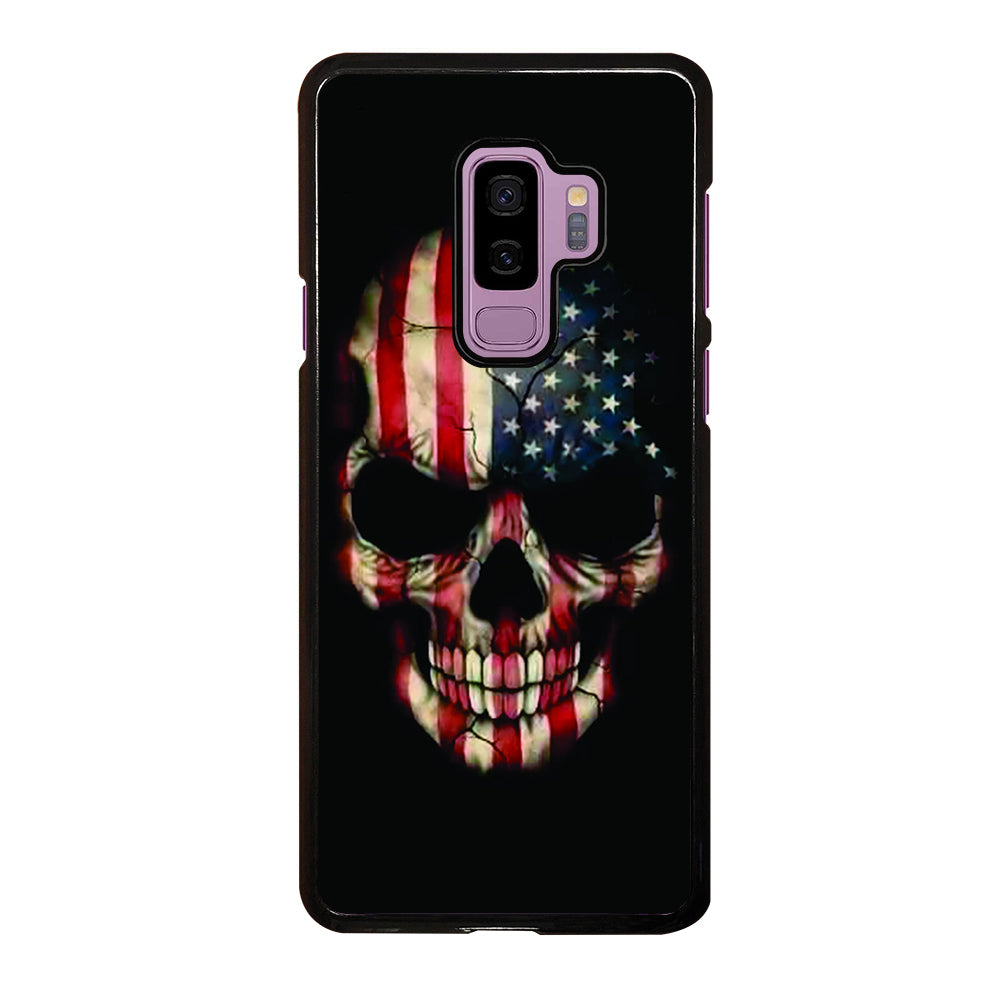 AMERICAN FLAG SKUL Samsung Galaxy S9 Plus Case