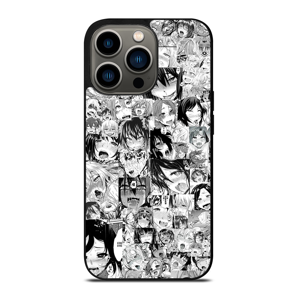 Ahegao Comic Anime iPhone 13 Pro Case