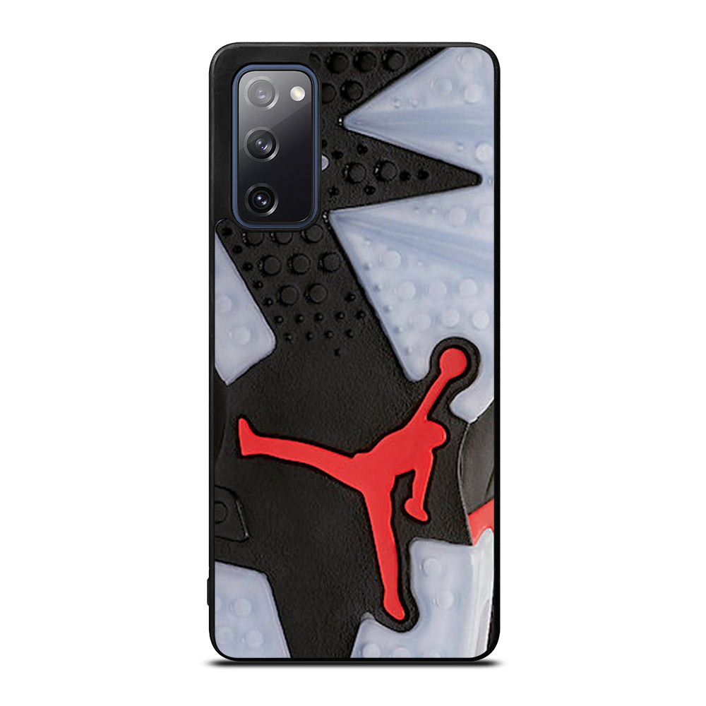 Air Jordan Black Red Sole Samsung Galaxy S20 FE 5G Case