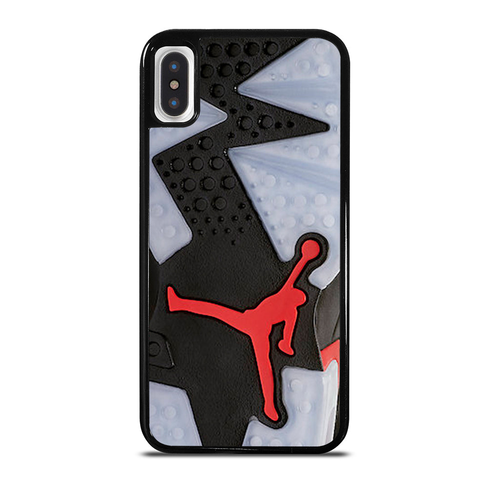 Air Jordan Black Red Sole iPhone X / XS Case