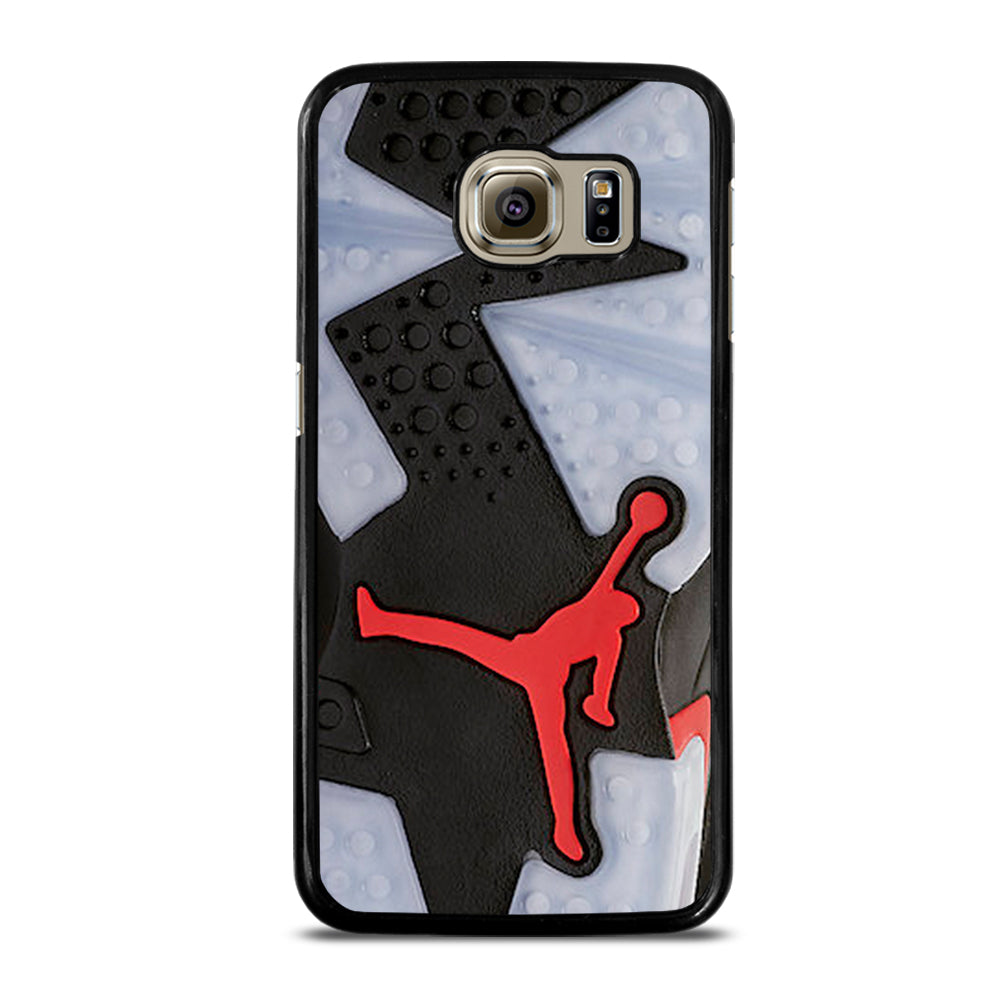 Air Jordan Black Red Sole Samsung Galaxy S6 Case