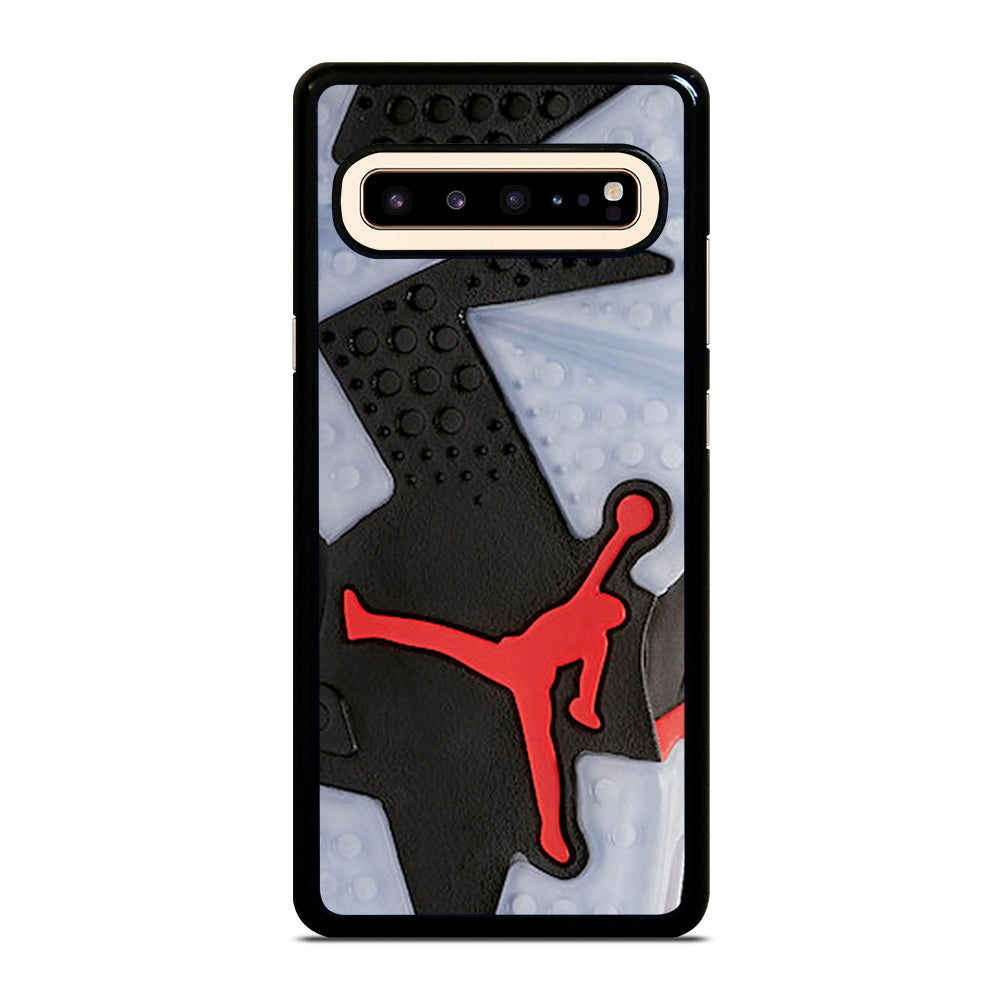 Air Jordan Black Red Sole Samsung Galaxy S10 5G Case