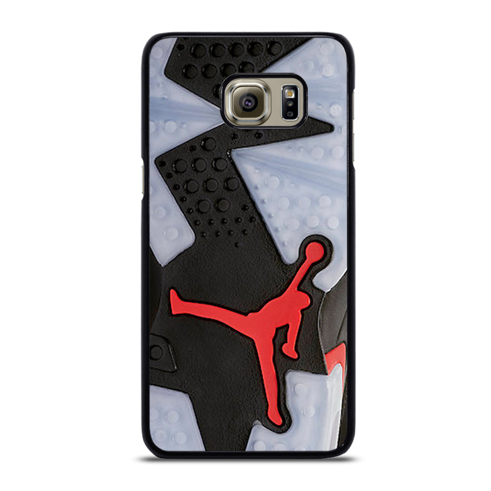 Air Jordan Black Red Sole Samsung Galaxy S6 Edge Plus Case