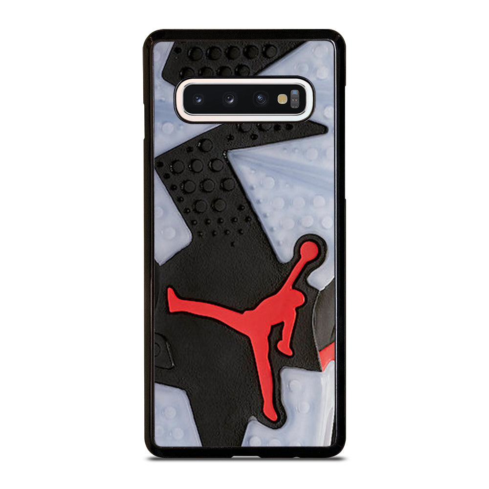 Air Jordan Black Red Sole Samsung Galaxy S10 Case