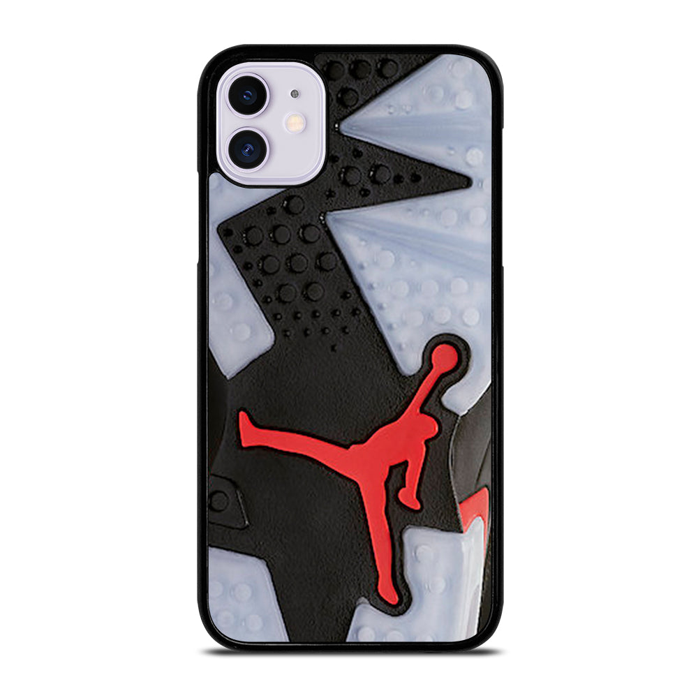 Air Jordan Black Red Sole iPhone 11 Case