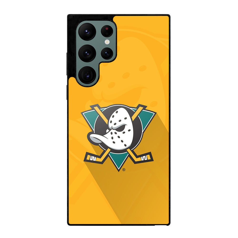 Anaheim Ducks Hockey Team Samsung Galaxy S22 Ultra 5G Case